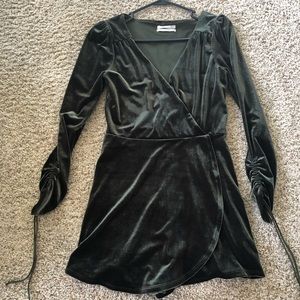 Velvet Long Sleeve Romper